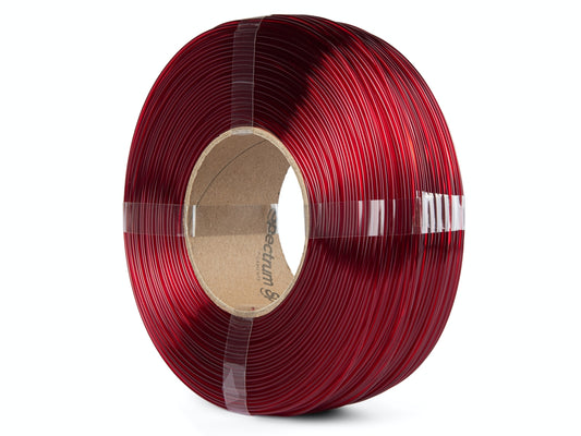 Filament Spectrum ReFill PET-G Premium 1.75mm TRANSPARENT RED 1kg