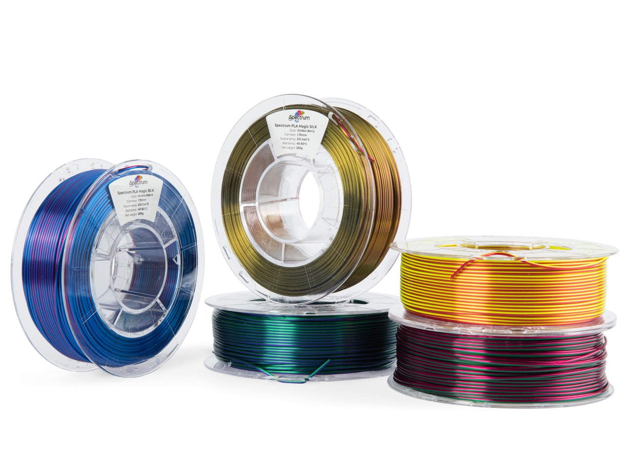 Spectrum 5PACK PLA Magic SILK 1.75mm (5x 0.25kg)