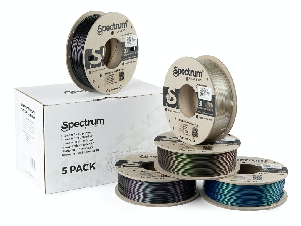 Spectrum 5PACK Premium PLA Essentials 1.75mm (5x 0.25kg)