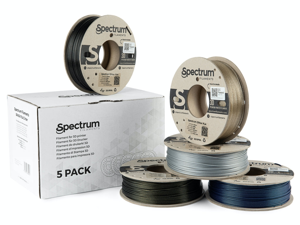 Spectrum 5PACK PLA Glitter 1.75mm (5x 0.25kg)