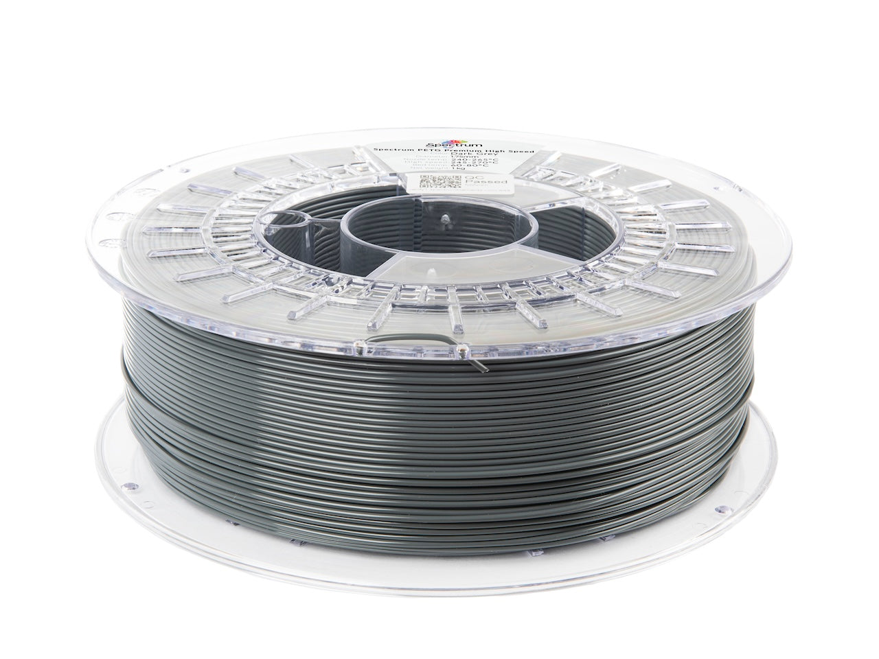 Filament Spectrum PETG Premium High Speed 1.75mm DARK GREY 1kg