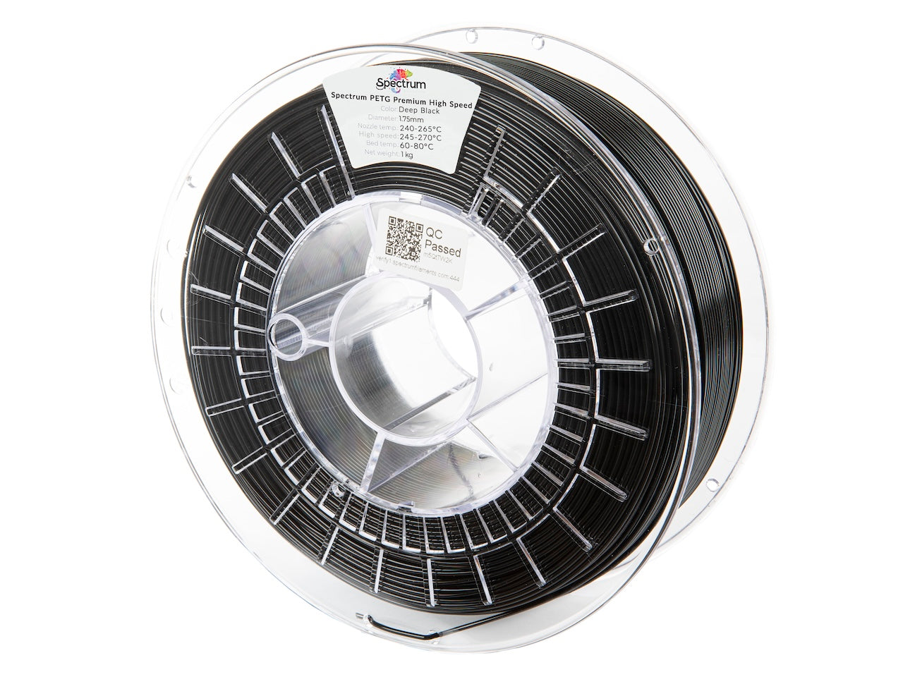 Filament Spectrum PETG Premium High Speed 1.75mm DEEP BLACK 1kg