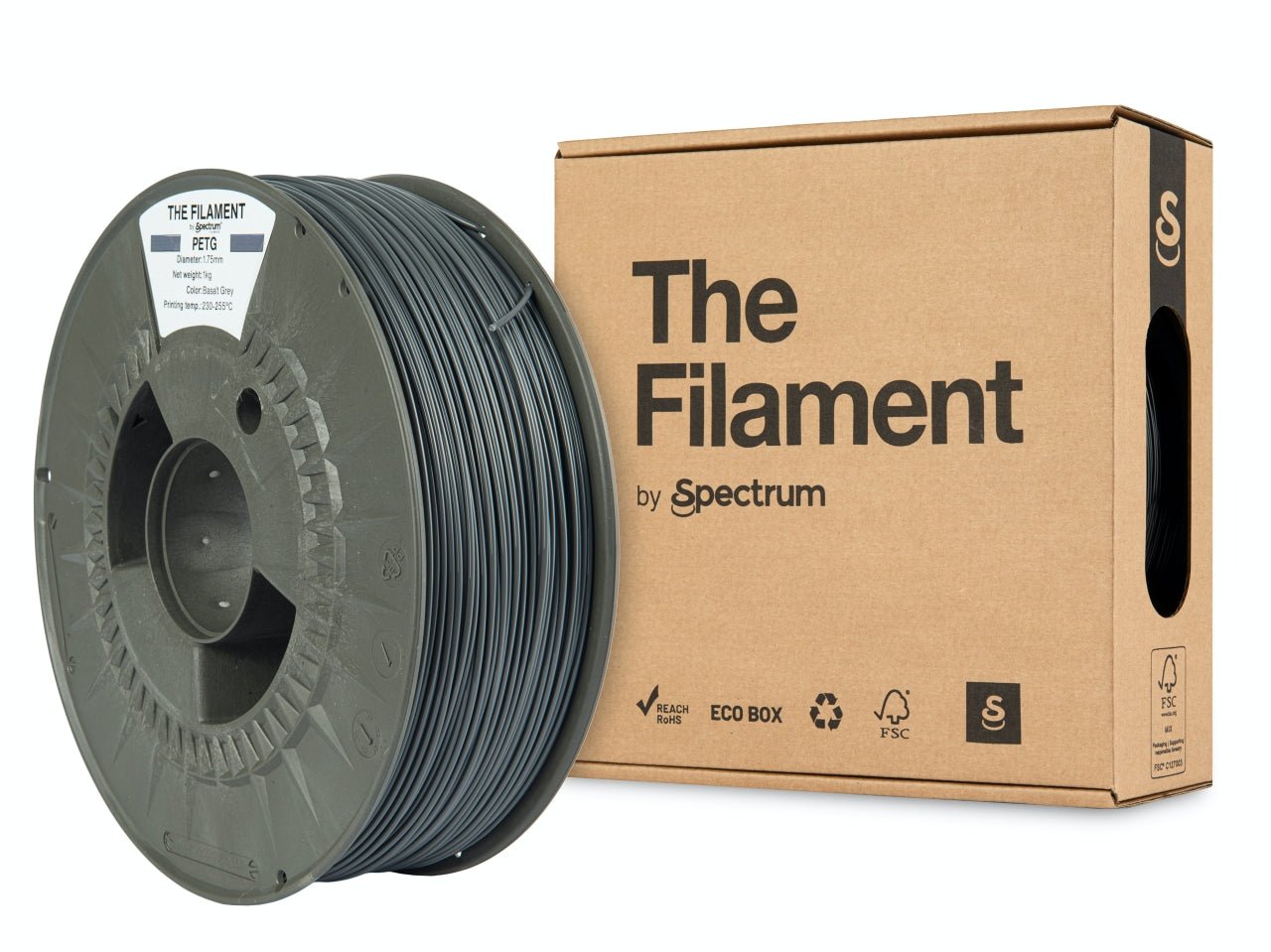 The Filament PETG 1.75mm BASALT GREY 1kg