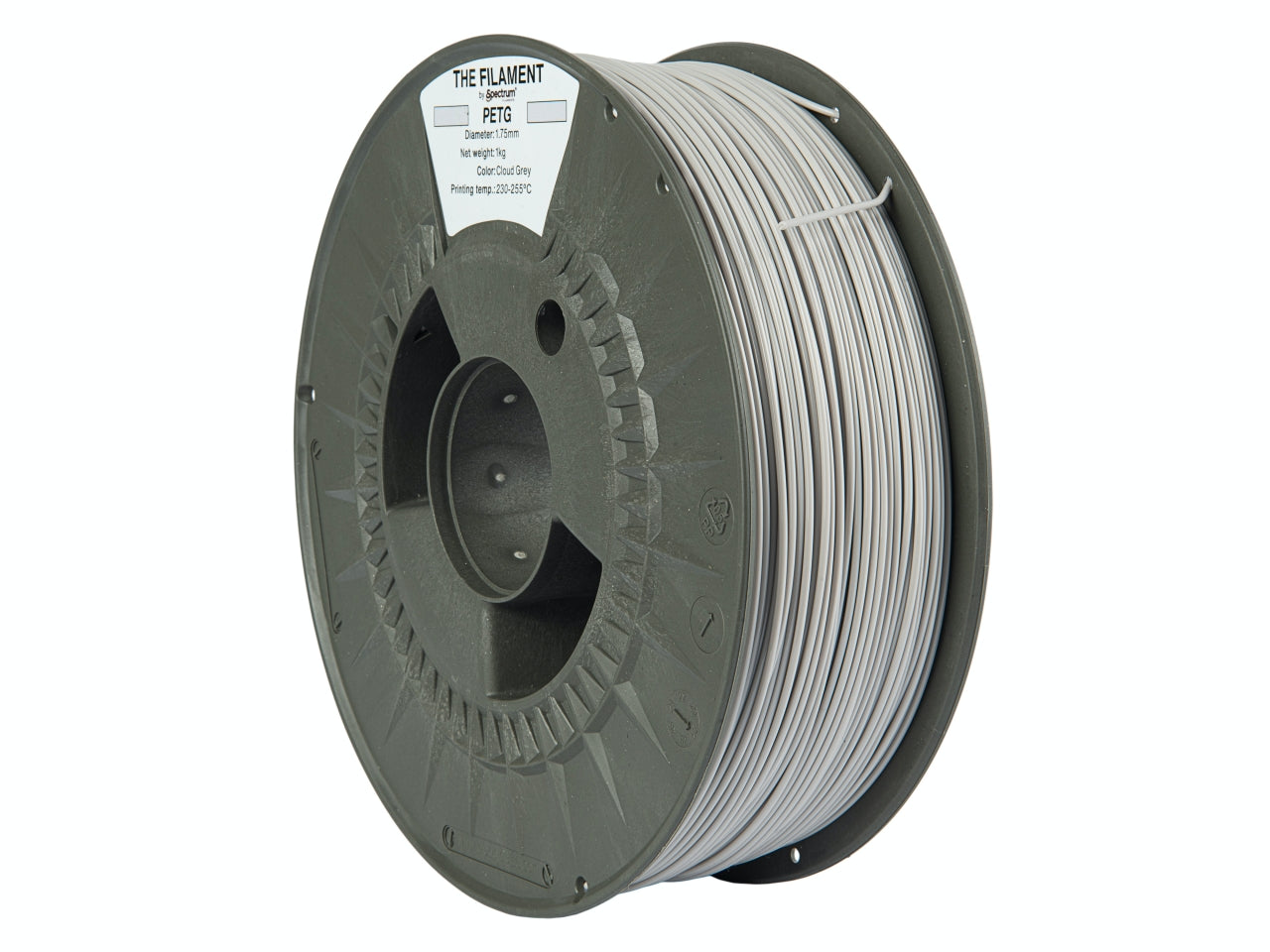 The Filament PETG 1.75mm CLOUD GREY 1kg