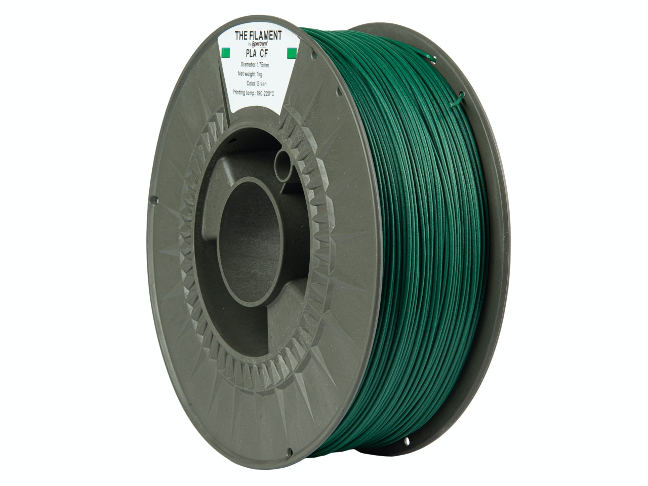 The Filament PLA CF 1.75mm GREEN 1kg