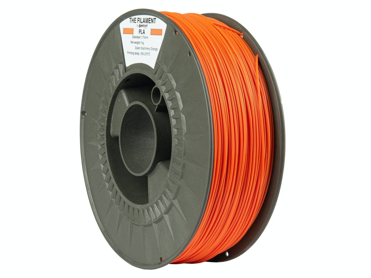 The Filament PLA 1.75mm MACHINERY ORANGE 1kg
