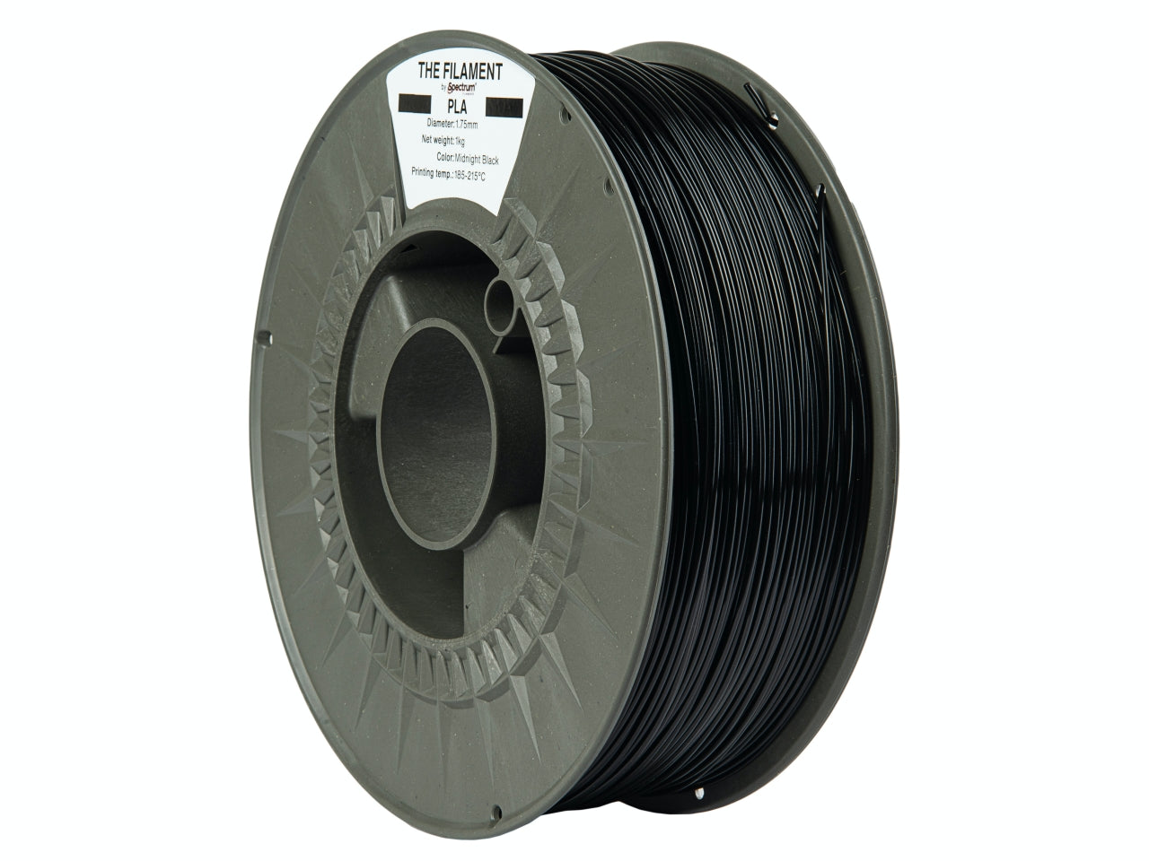 The Filament PLA 1.75mm MIDNIGHT BLACK 1kg