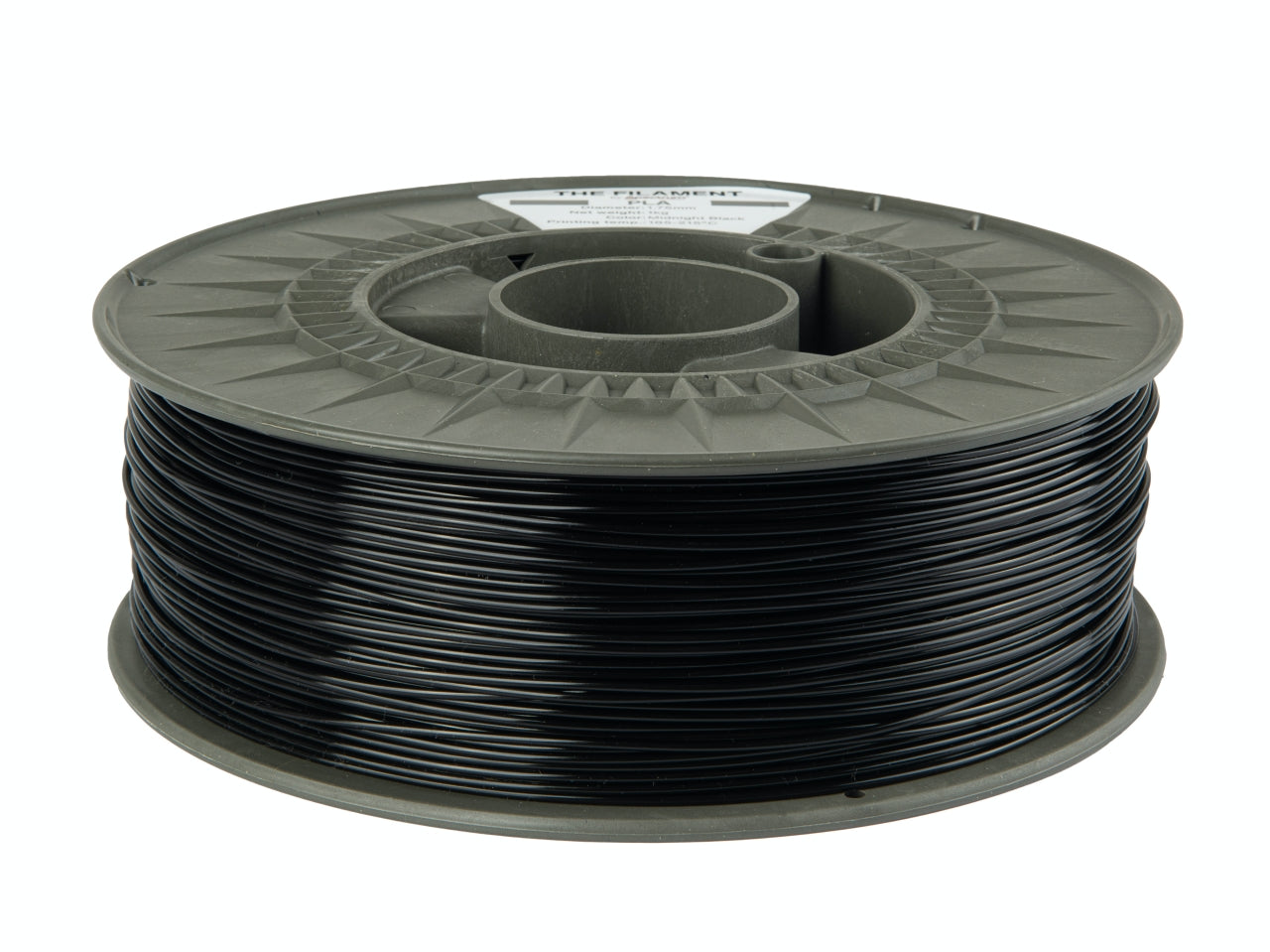 The Filament PLA 1.75mm MIDNIGHT BLACK 1kg