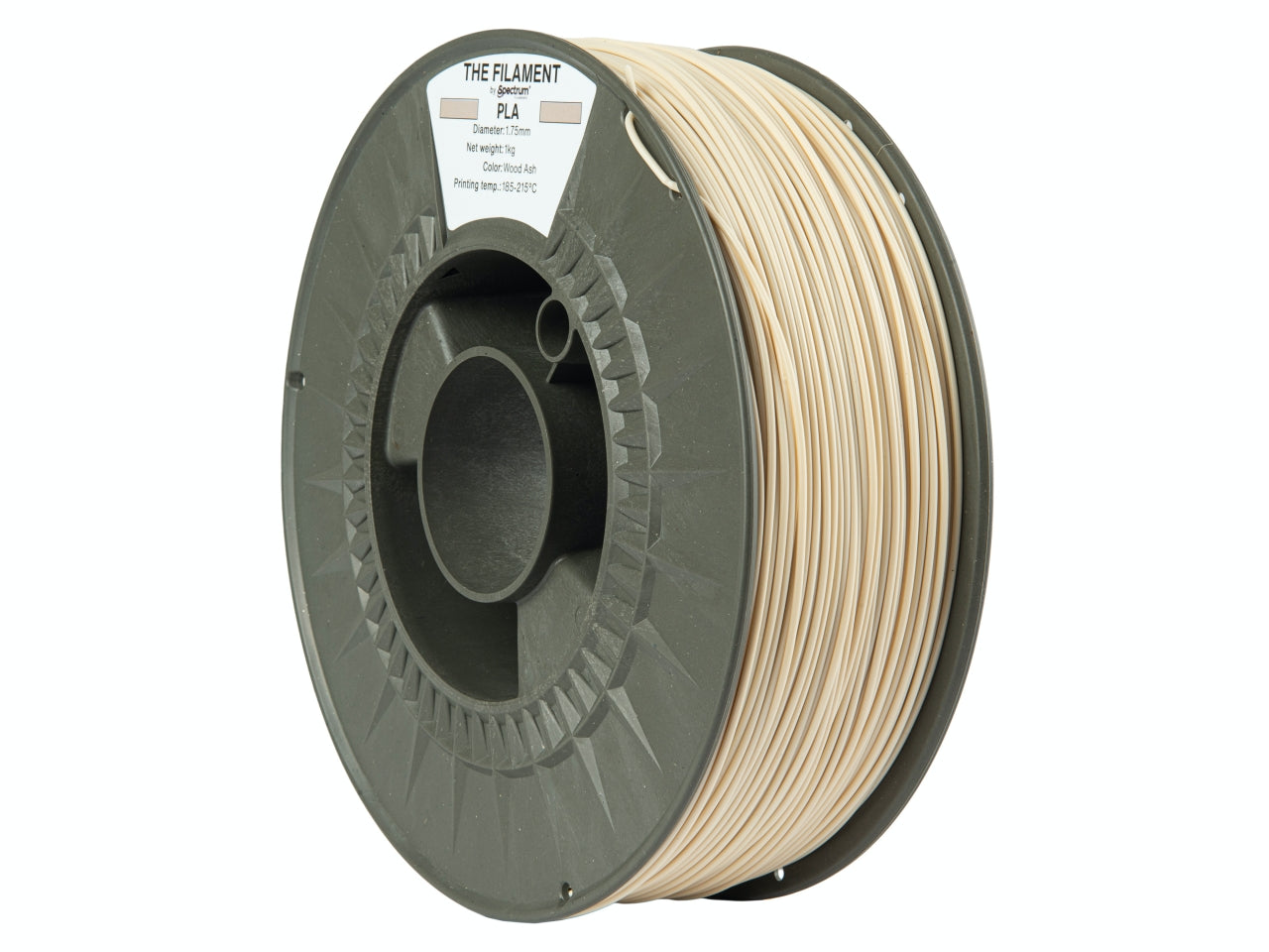 The Filament PLA 1.75mm WOOD ASH 1kg