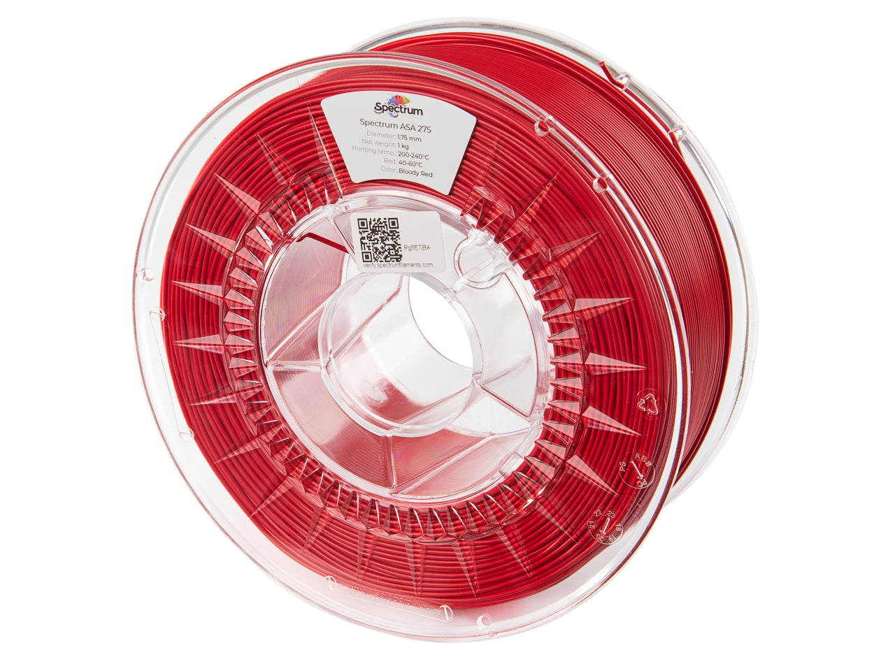 Filament Spectrum ASA 275 1.75mm BLOODY RED 1kg