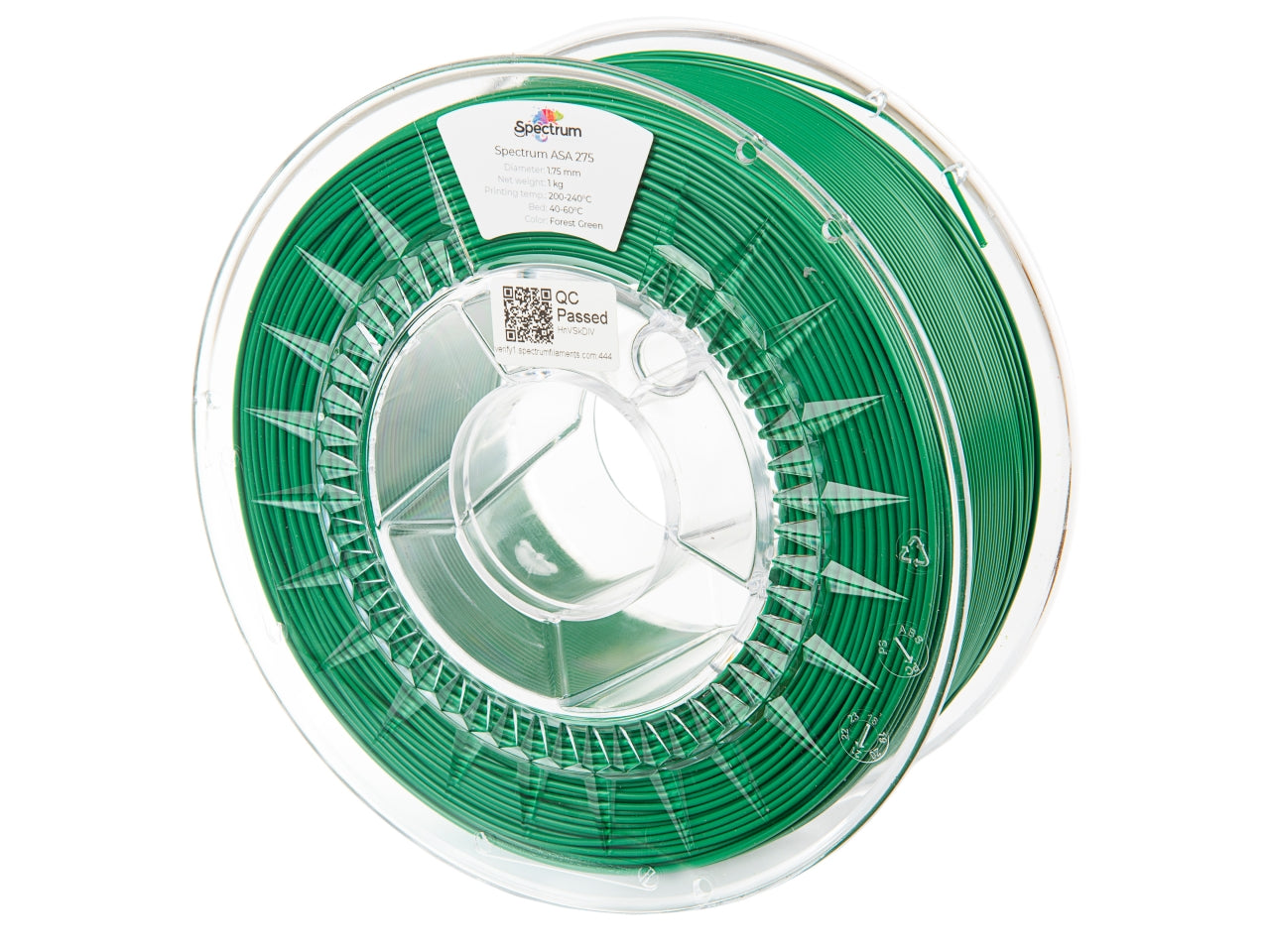 Filament Spectrum ASA 275 1.75mm FOREST GREEN 1kg