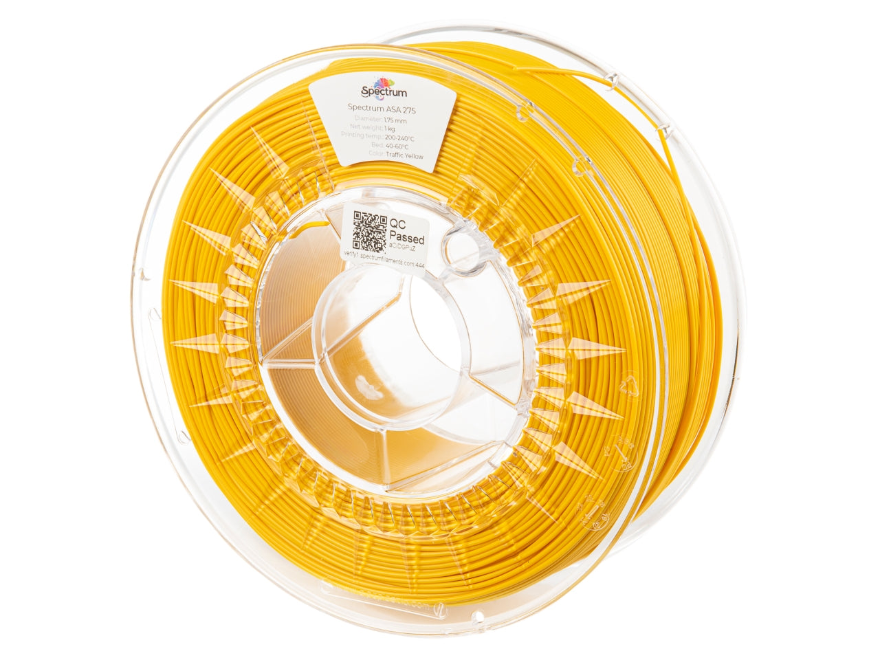 Filament Spectrum ASA 275 1.75mm TRAFFIC YELLOW 1kg