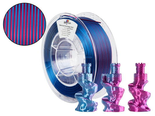Filament Spectrum PLA Magic SILK 1.75mm AURORA BLOOM 0.25kg