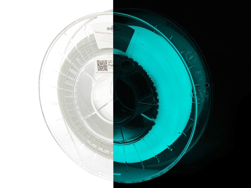 Filament Spectrum PET-G Glow in the Dark 1.75mm BLUE 0.5kg