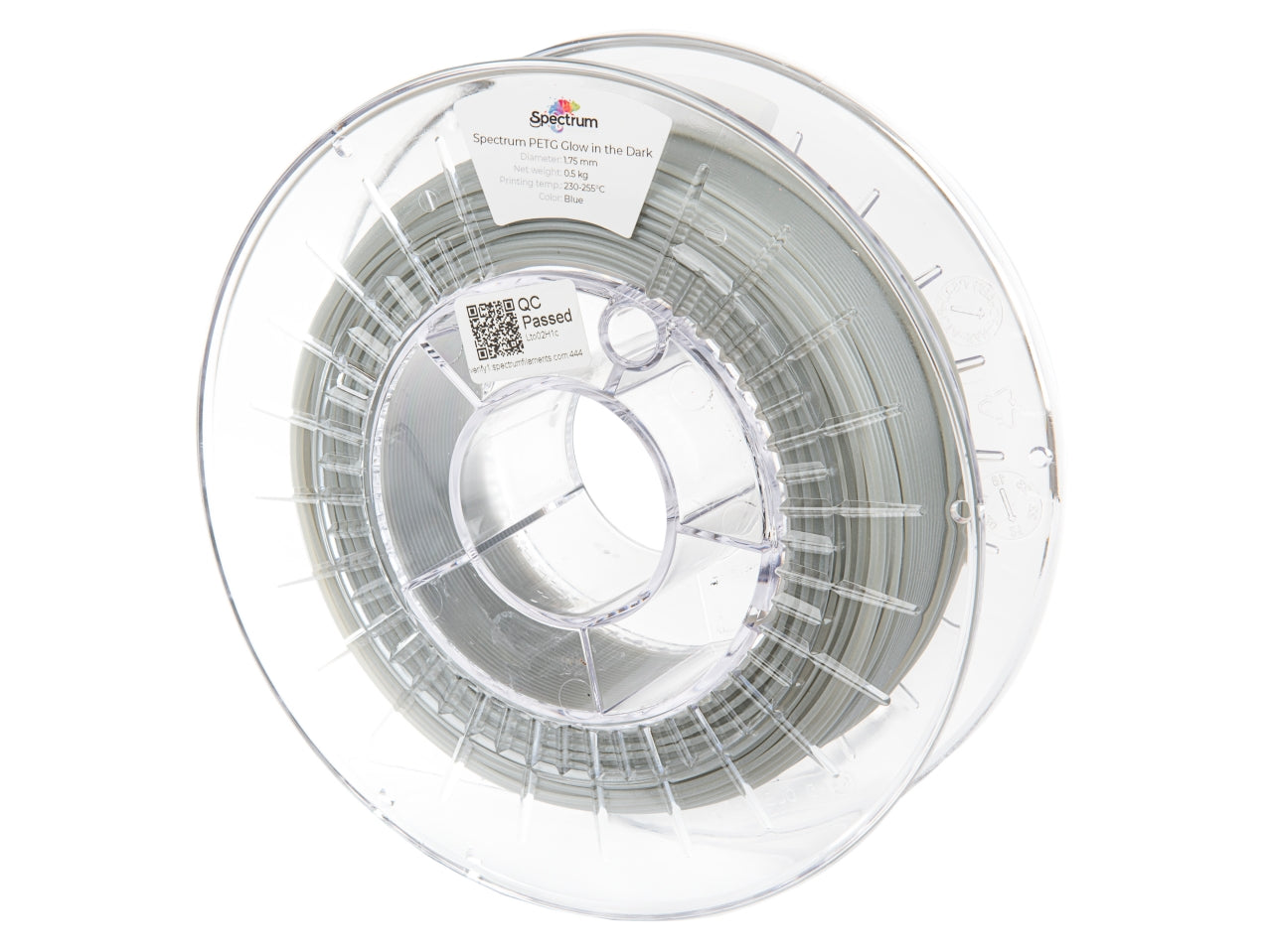 Filament Spectrum PET-G Glow in the Dark 1.75mm BLUE 0.5kg