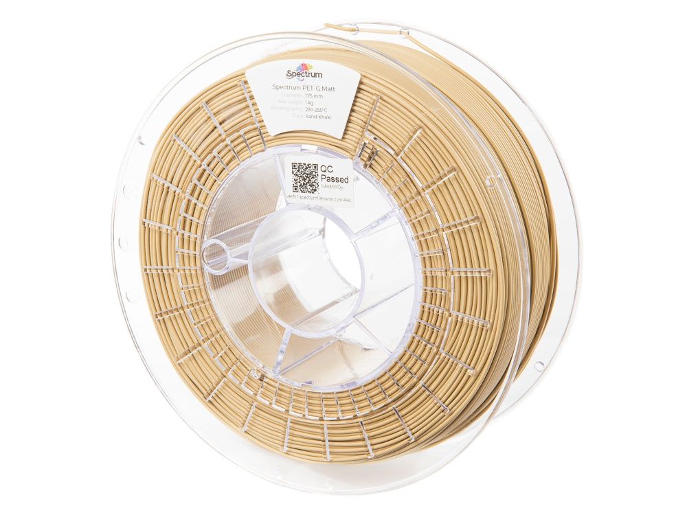 Filament Spectrum PET-G MATT 1.75mm SAND KHAKI 1kg