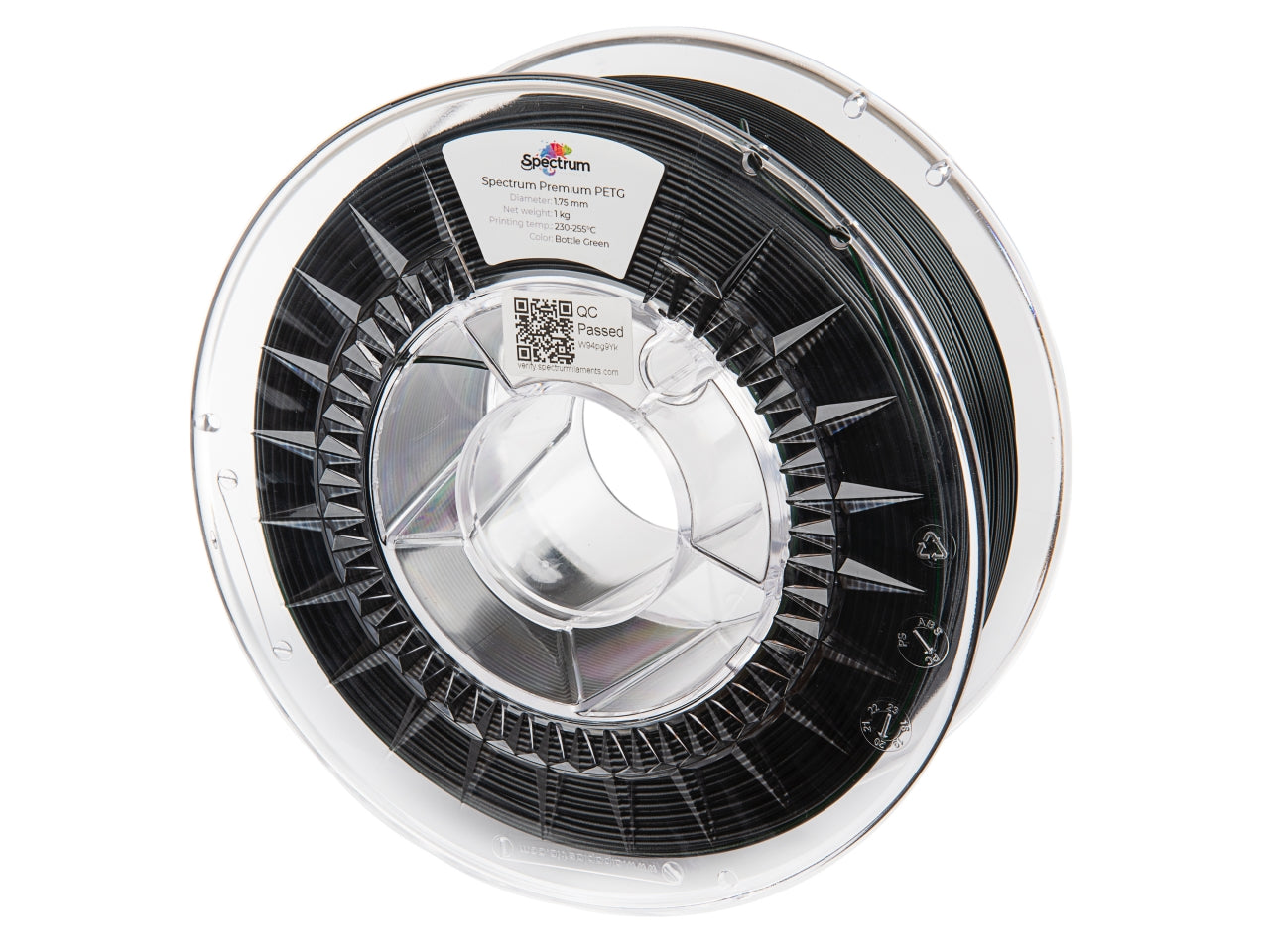 Filament Spectrum PET-G Premium 1.75mm BOTTLE GREEN 1kg