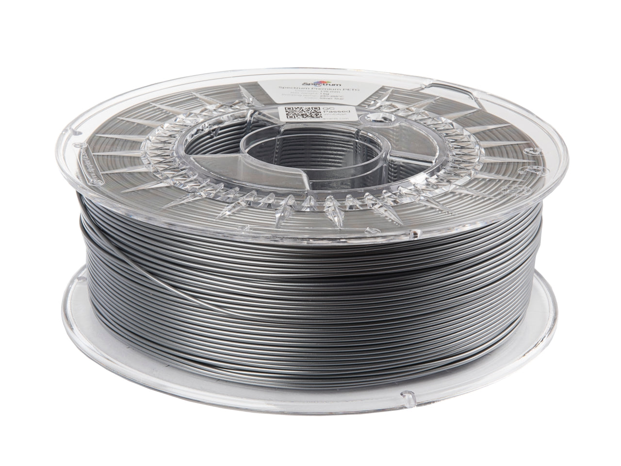 Filament Spectrum PET-G Premium 1.75mm SILVER STAR 1kg