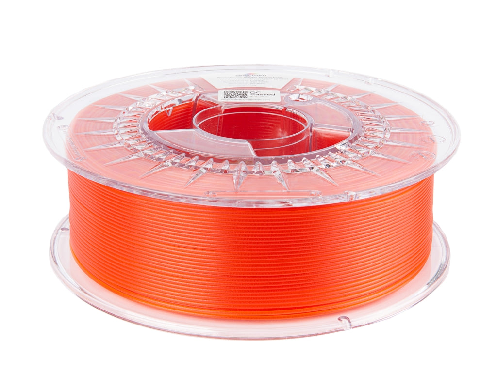 Filament Spectrum PET-G Premium 1.75mm TRANSPARENT ORANGE 1kg