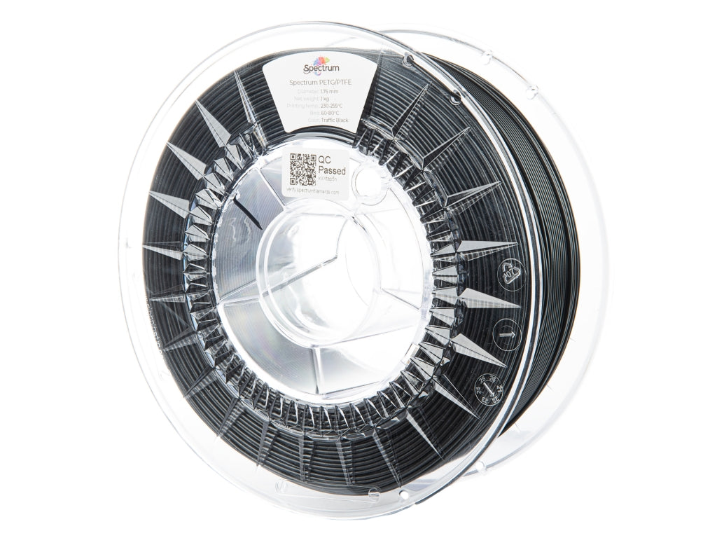 Filament Spectrum PET-G/PTFE 1.75mm TRAFFIC BLACK 1kg