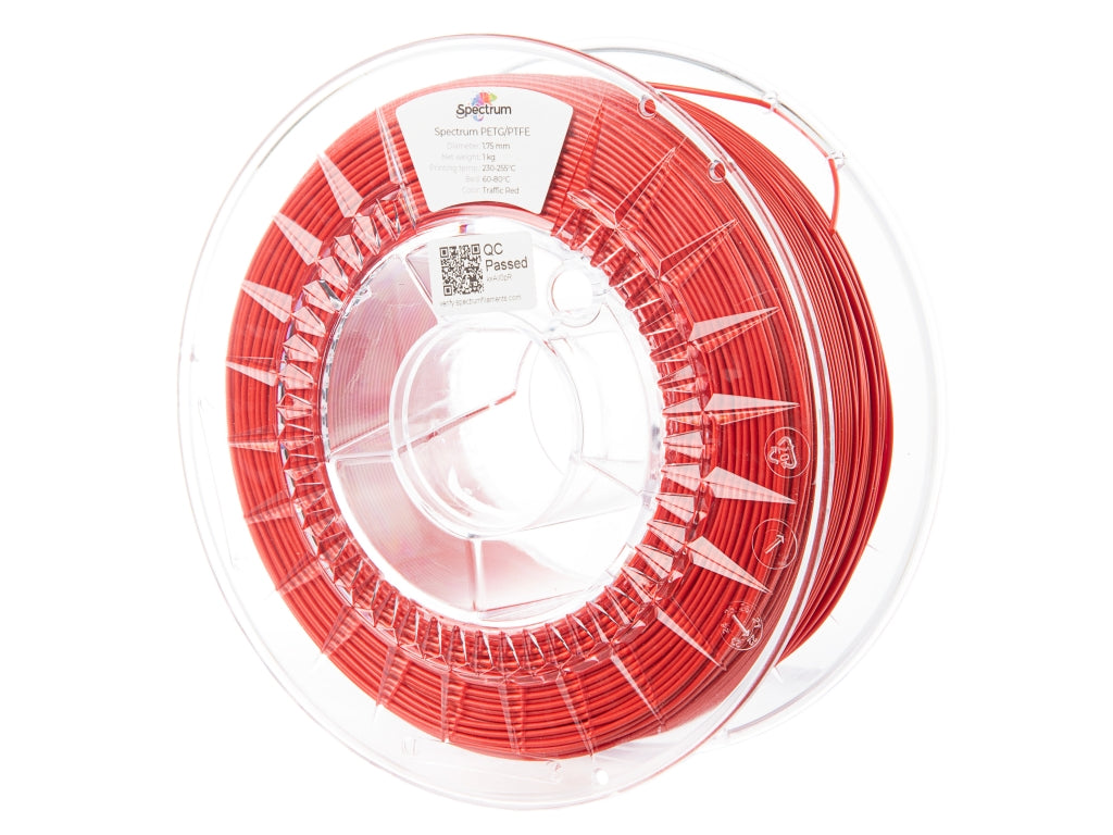 Filament Spectrum PET-G/PTFE 1.75mm TRAFFIC RED 1kg