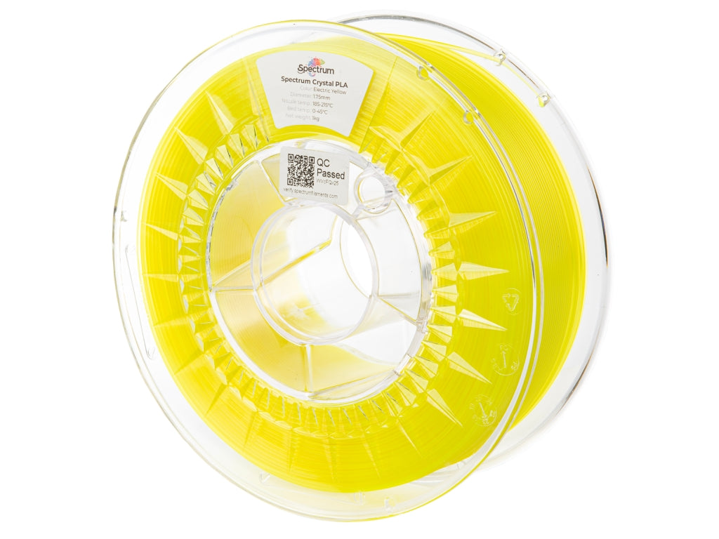 Filament Spectrum PLA Crystal 1.75mm ELECTRIC YELLOW 1kg