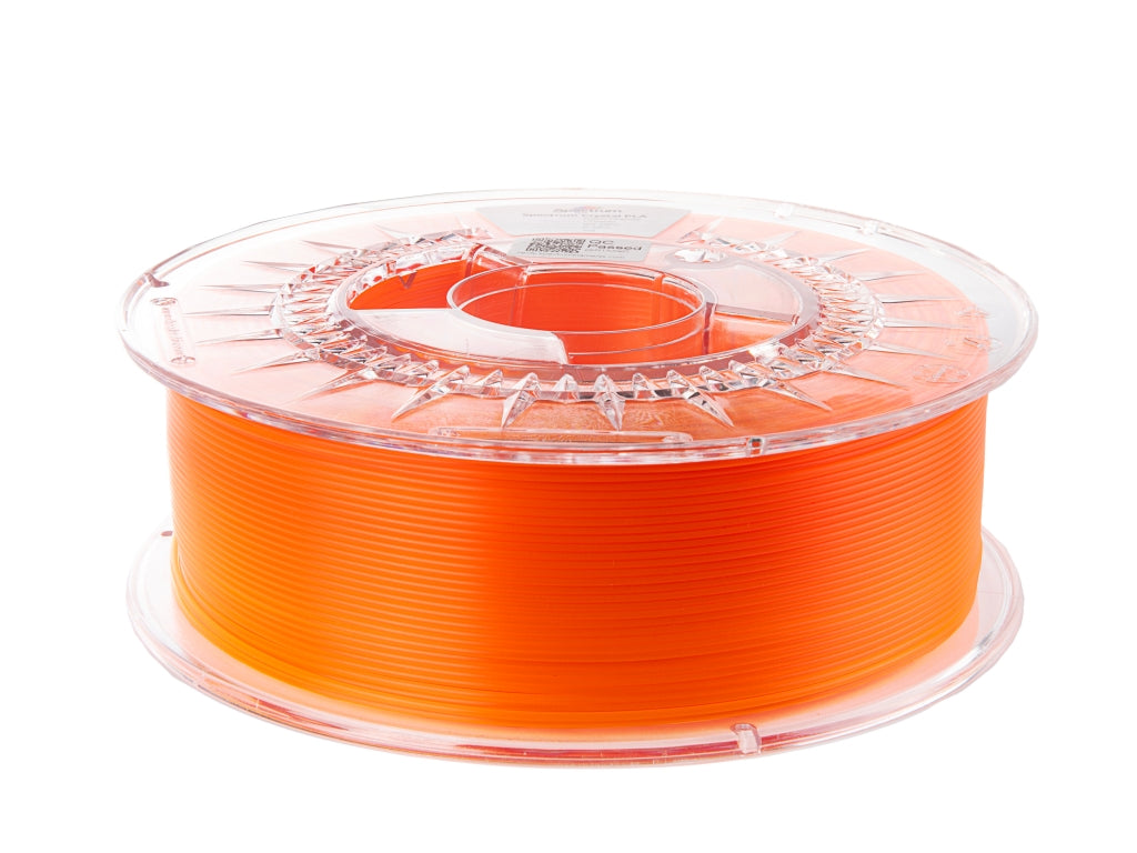 Filament Spectrum PLA Crystal 1.75mm NEON ORANGE 1kg