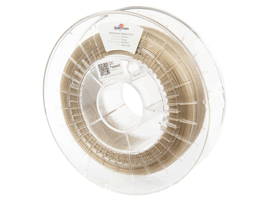 Filament Spectrum PLA Glitter 1.75mm CLEAR GOLD 0.5kg