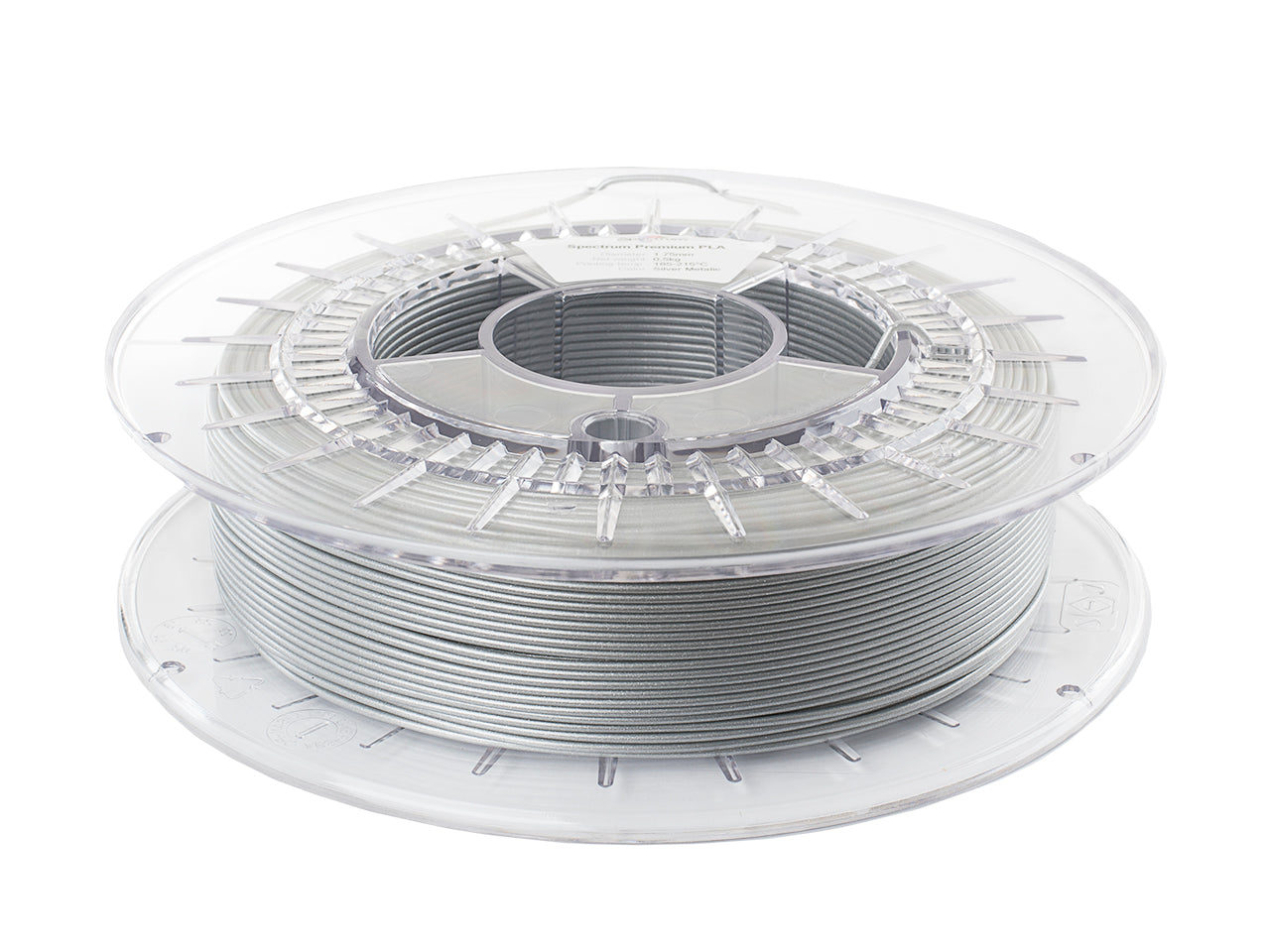 Filament Spectrum PLA Glitter 1.75mm SILVER METALLIC 0.5kg