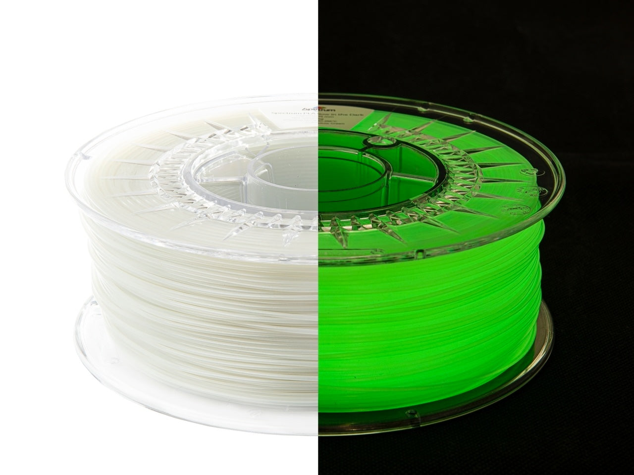 Filament Spectrum PLA Glow in the Dark 1.75mm YELLOW-GREEN 1kg