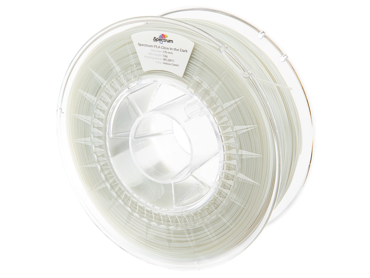 Filament Spectrum PLA Glow in the Dark 1.75mm YELLOW-GREEN 1kg