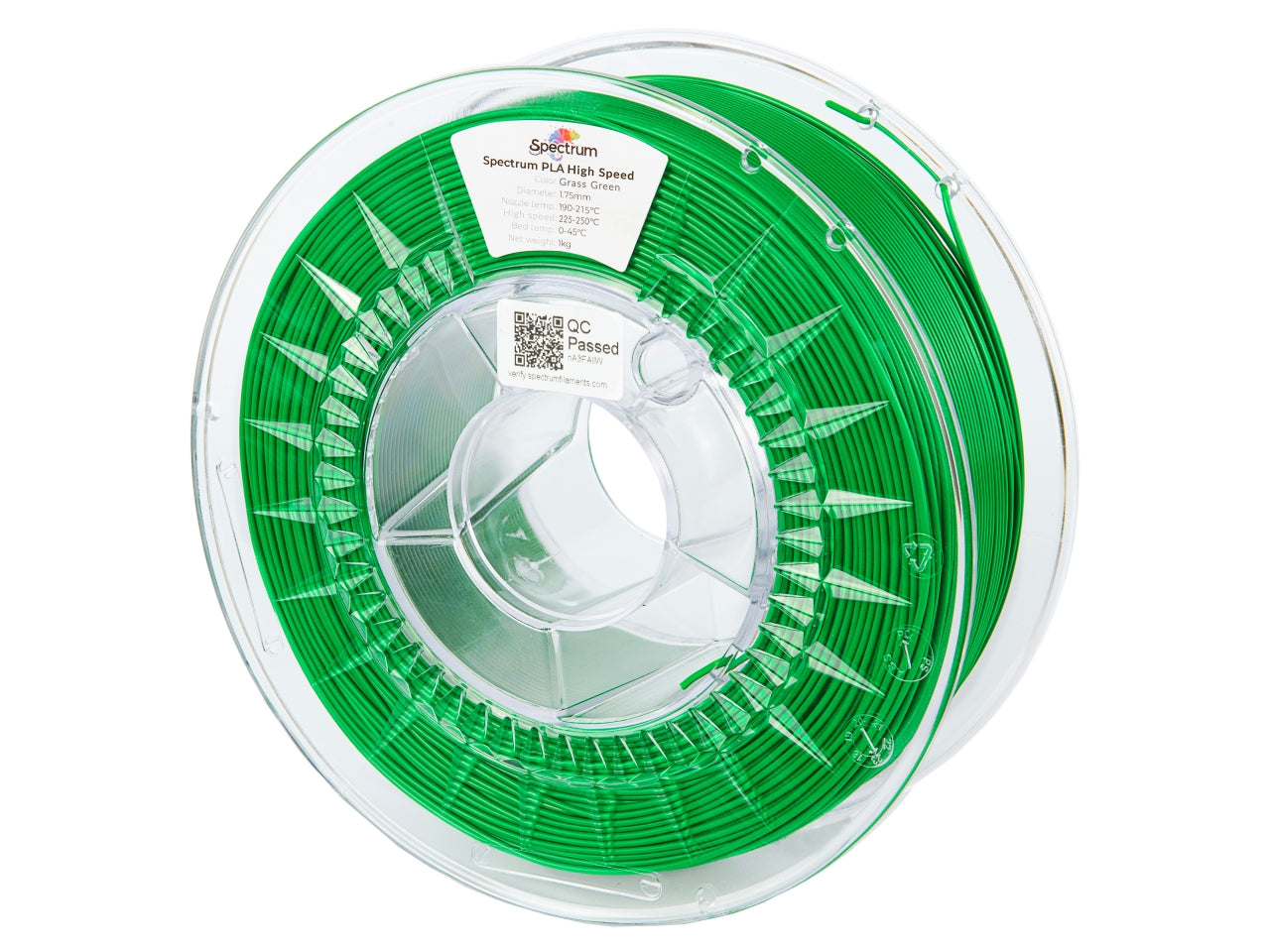 Filament Spectrum Premium PLA High Speed 1.75mm GRASS GREEN 1kg