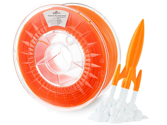 Filament Spectrum Premium PLA High Speed 1.75mm NEON ORANGE UV 1kg