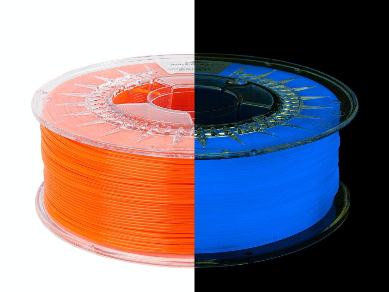 Filament Spectrum Premium PLA High Speed 1.75mm NEON ORANGE UV 1kg