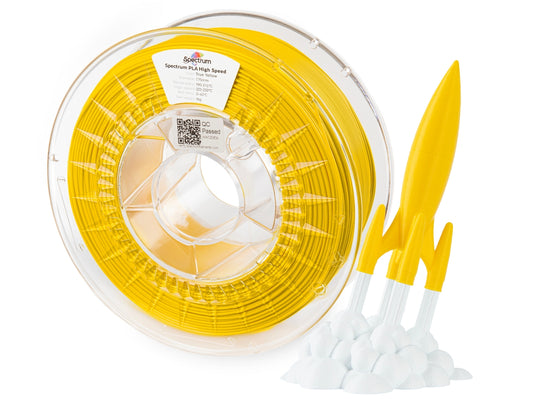 Filament Spectrum Premium PLA High Speed 1.75mm TRUE YELLOW 1kg