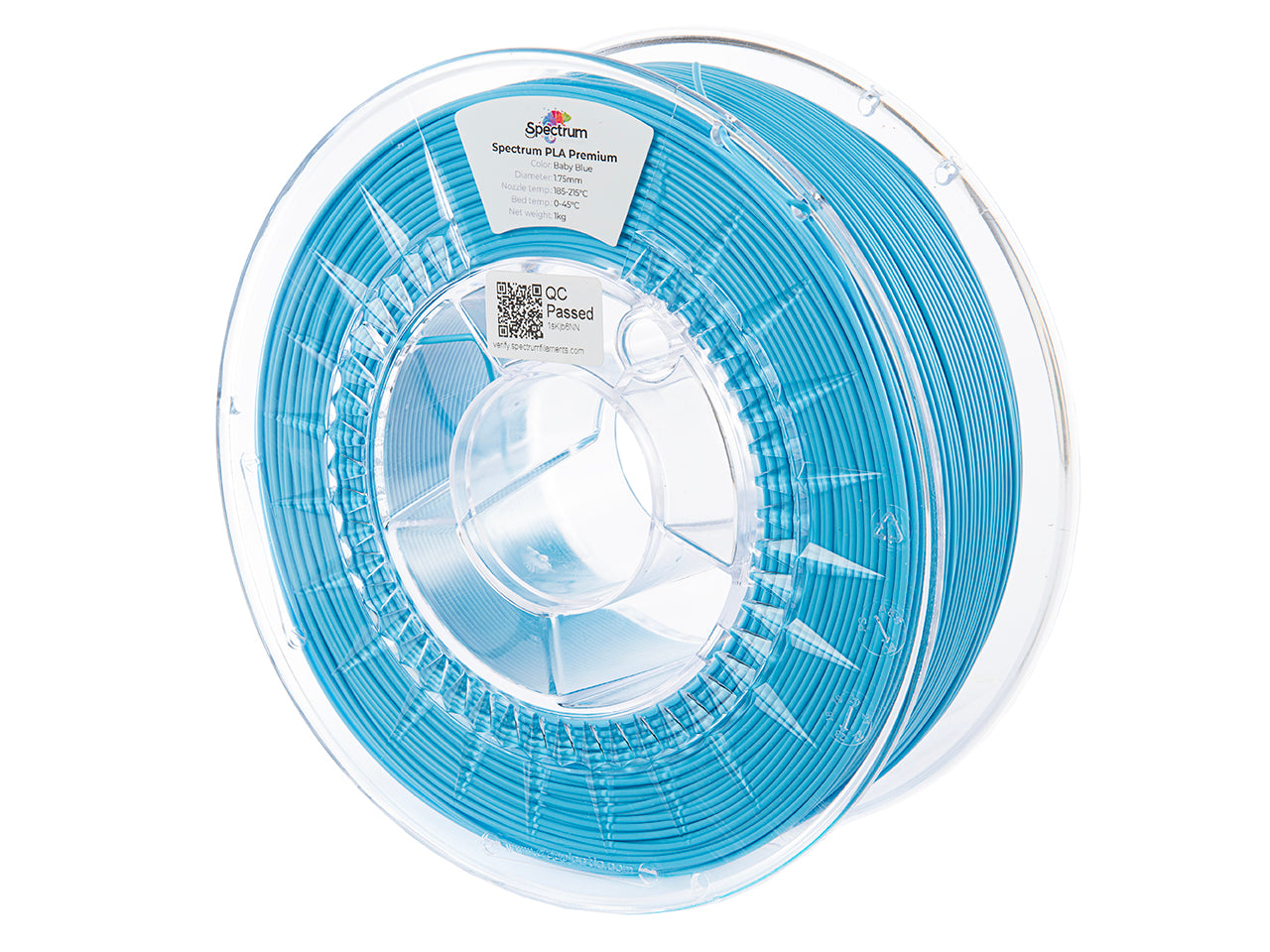 Filament Spectrum PLA Premium 1.75mm BABY BLUE 1kg