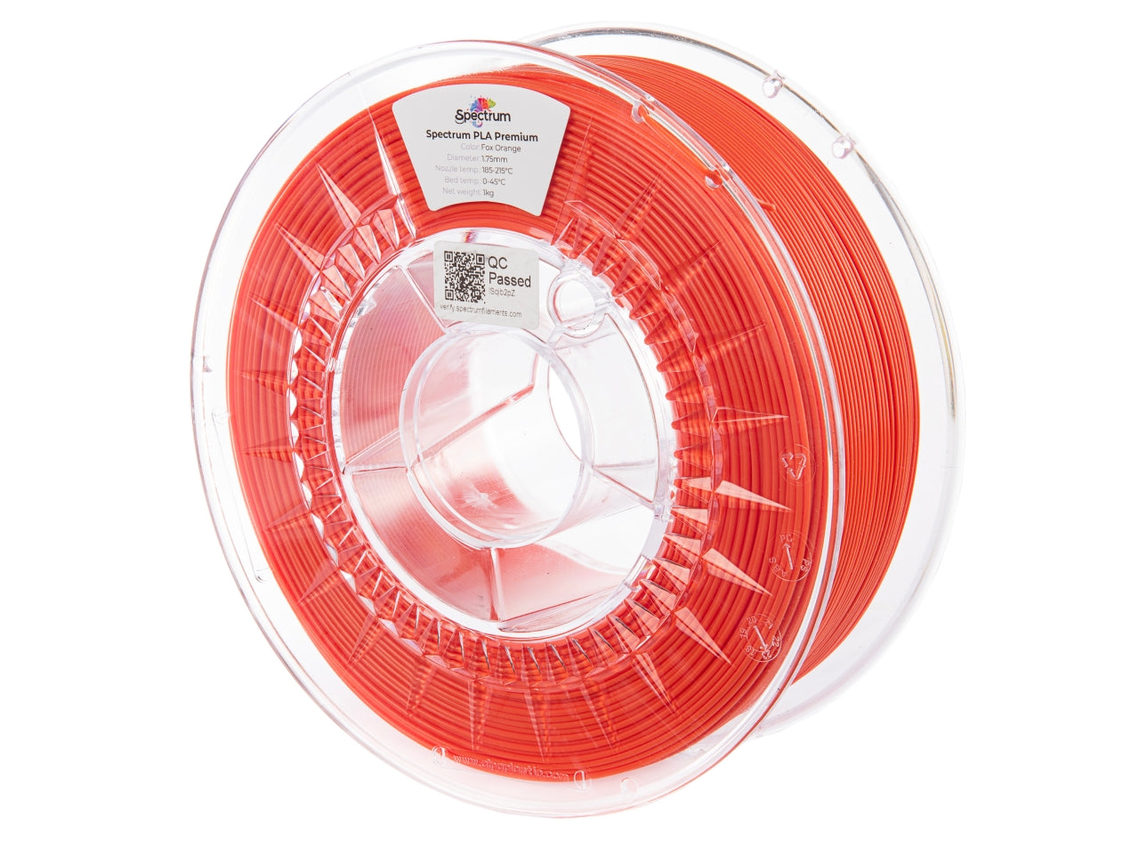 Filament Spectrum PLA Premium 1.75mm FOX ORANGE 1kg