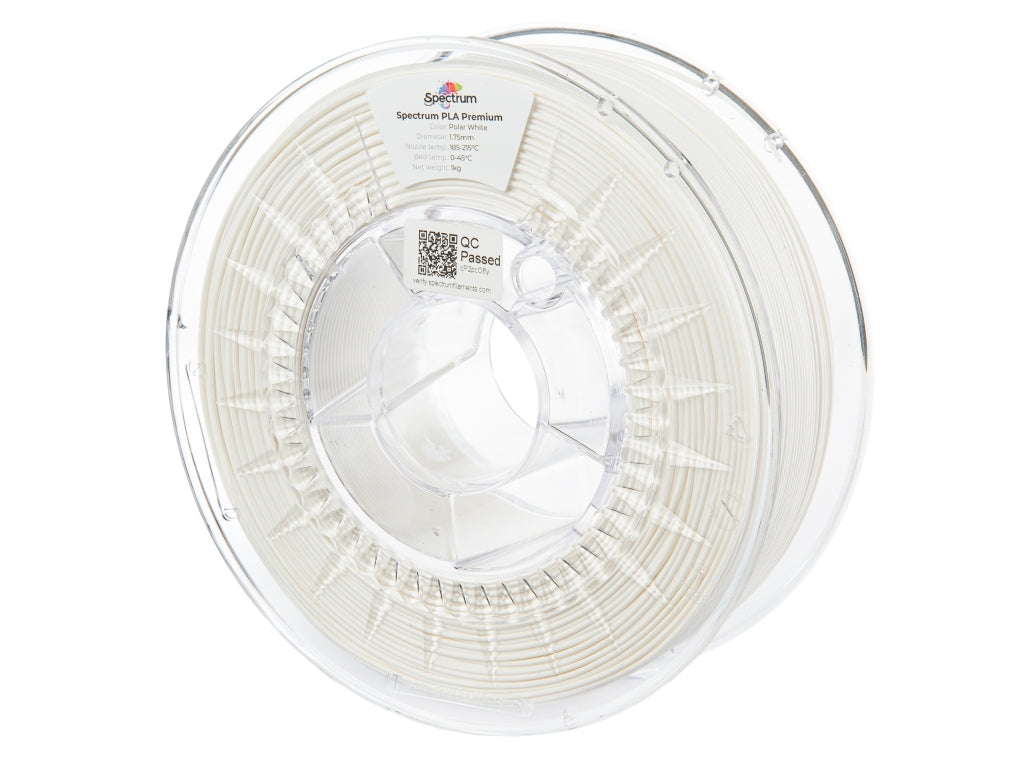 Filament Spectrum PLA Premium 1.75mm POLAR WHITE 1kg
