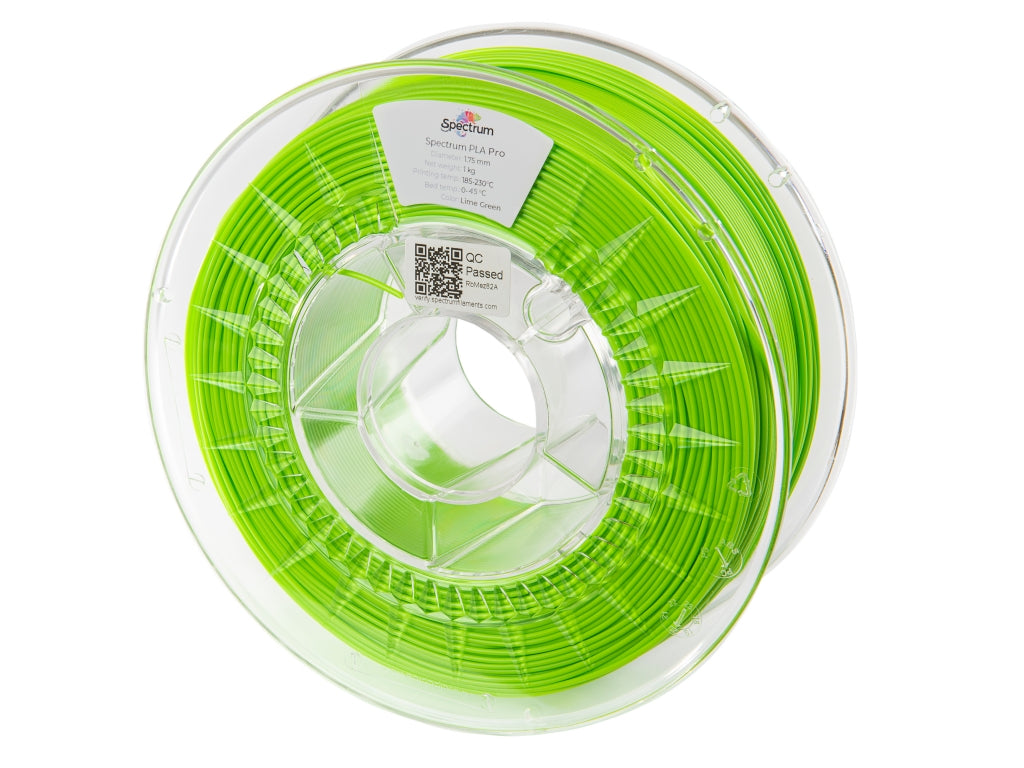 Filament Spectrum PLA Pro 1.75mm LIME GREEN 1kg