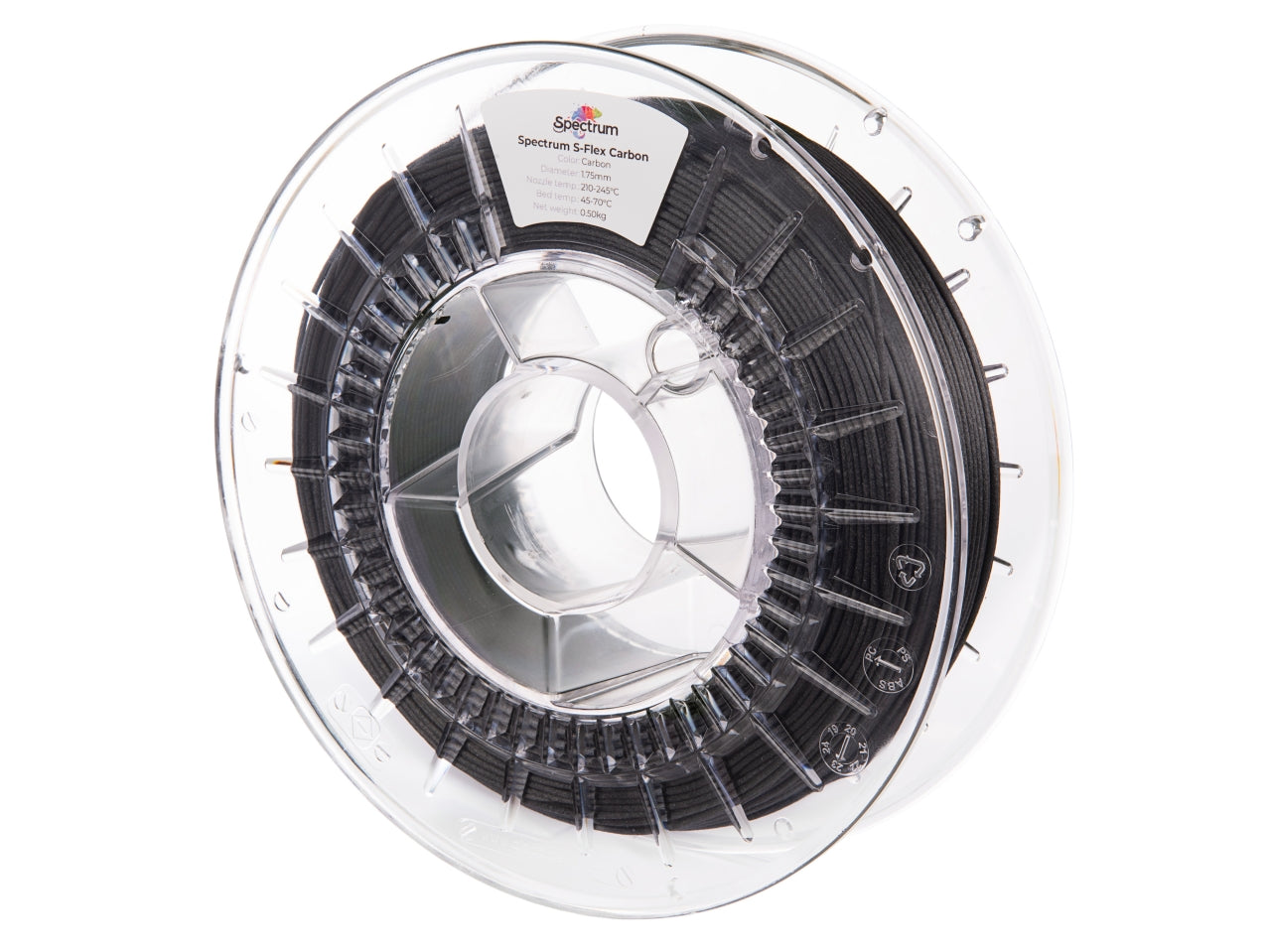 Filament Spectrum S-Flex Carbon 1.75mm BK 0.5kg