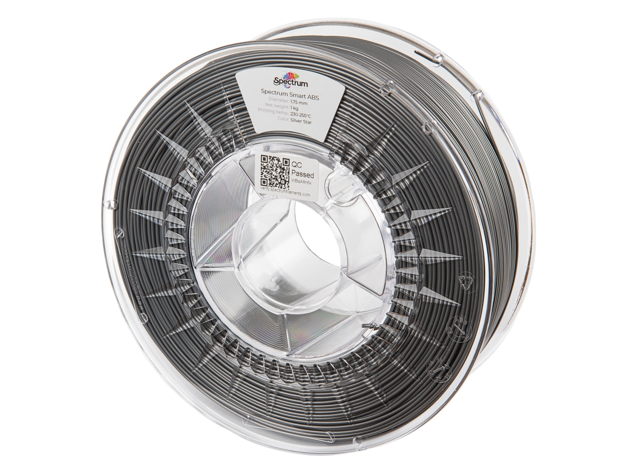 Filament Spectrum smart ABS 1.75mm SILVER STAR 1kg