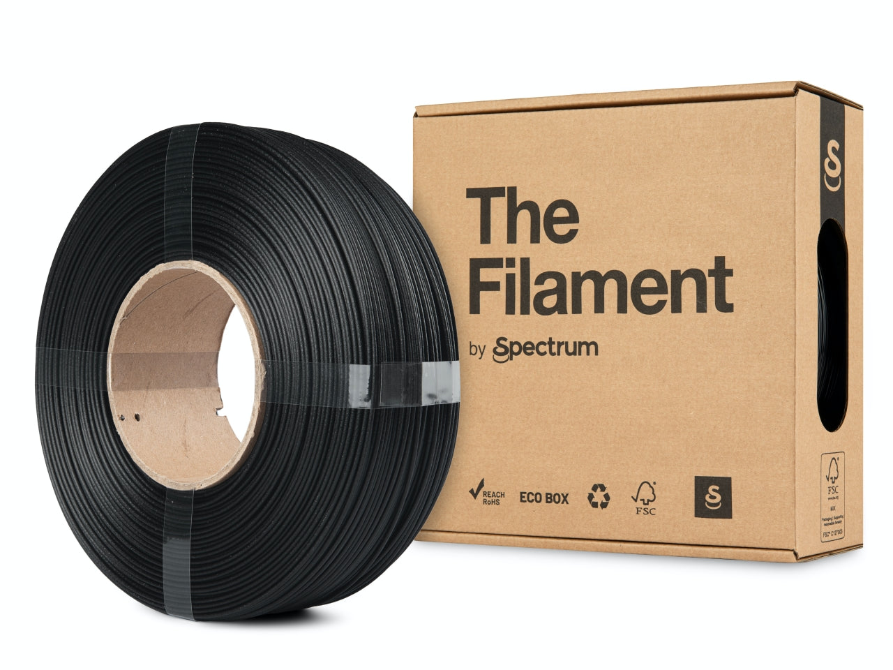 The Filament ReFill PLA CF 1.75mm BLACK 1kg