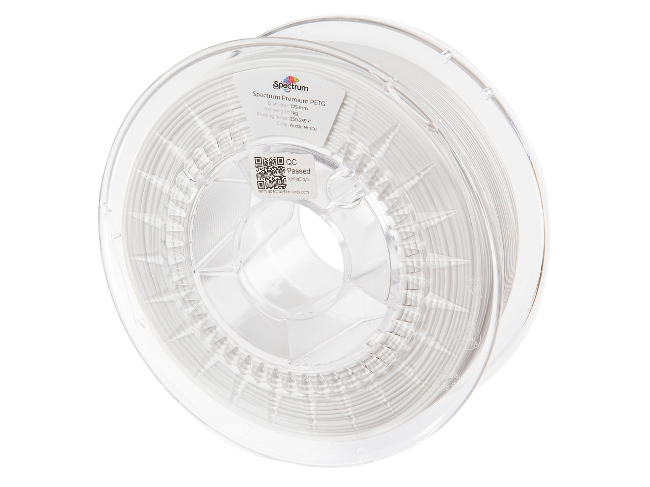 Filament Spectrum PET-G Premium 1.75mm ARCTIC WHITE 1kg