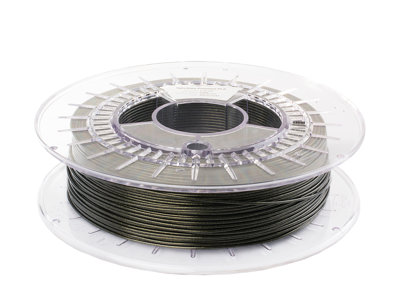 Filament Spectrum PLA Glitter 1.75mm AURORA GOLD 0.5kg