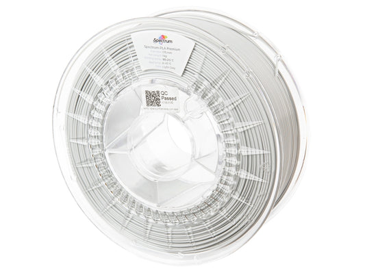 Filament Spectrum PLA Premium 1.75mm LIGHT GREY 1kg
