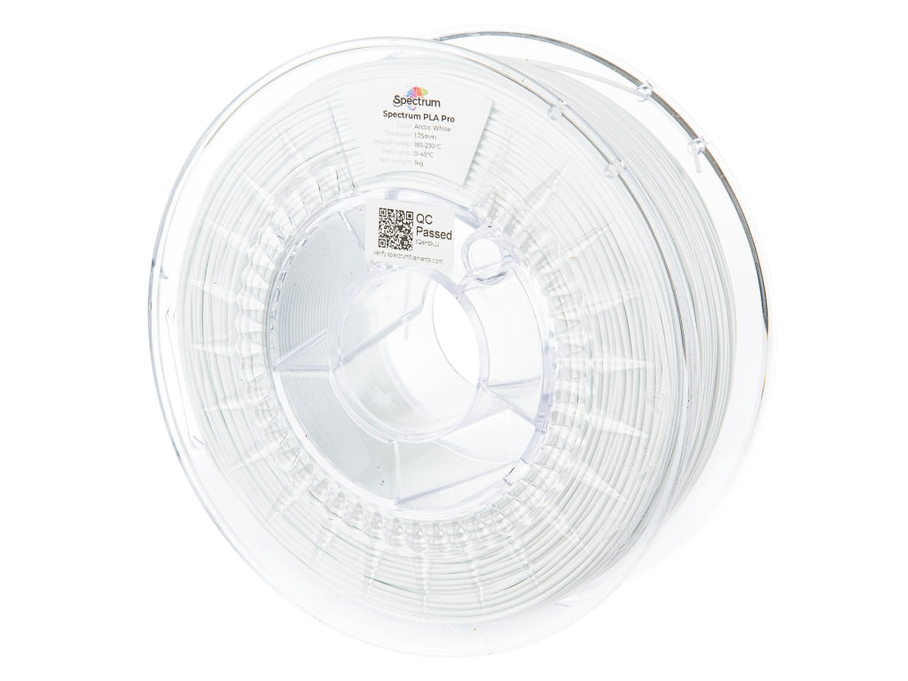 Filament Spectrum PLA Pro 1.75mm ARCTIC WHITE 1kg