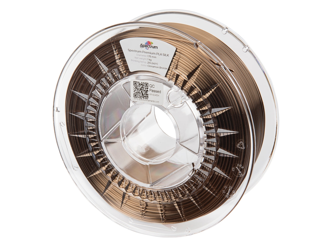 Filament Spectrum PLA SILK 1.75mm CINNAMON BRONZE 1kg